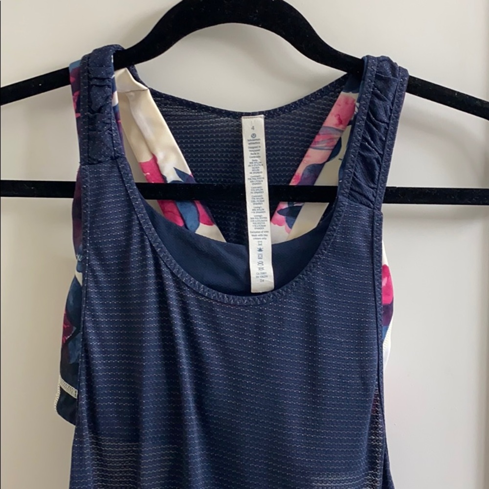 Lululemon no limits tank. Size small. Like new.